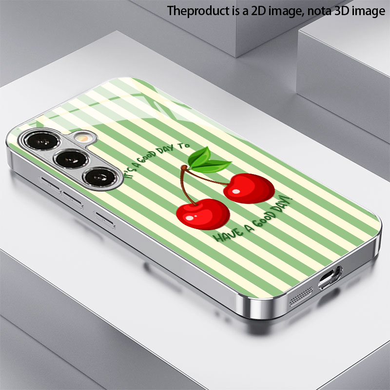 Phone Cases Cherry - Funda de teléfono 2D con patrón