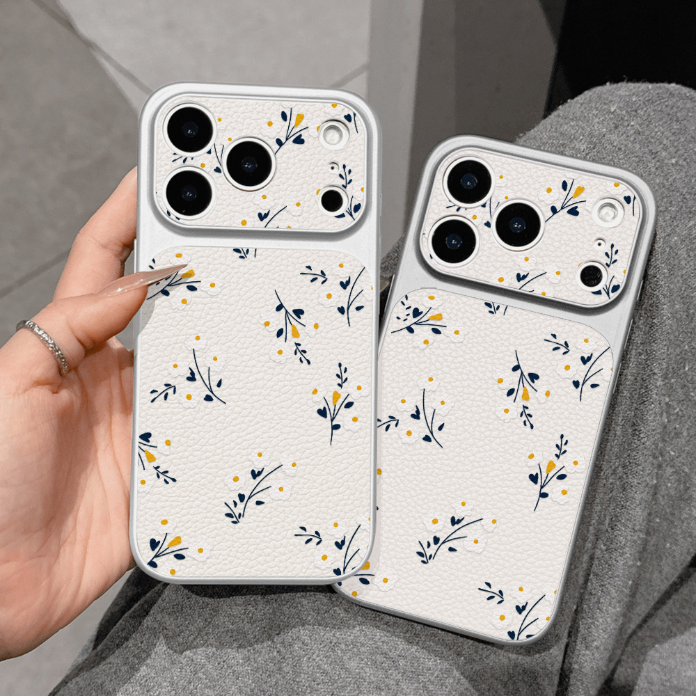 Phone Cases With Camera Cover - Funda de Teléfono con Diseño Floral