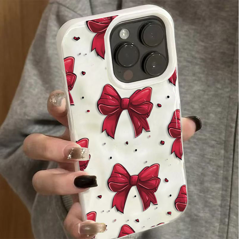 Phone Cases Red - Funda de Teléfono con Patrón de