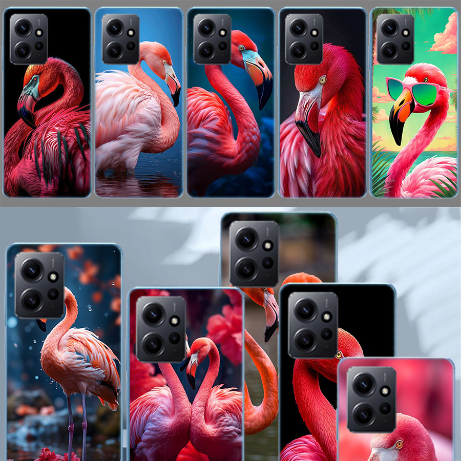 Phone Cases Com - Funda de Teléfono Flamingo Love para