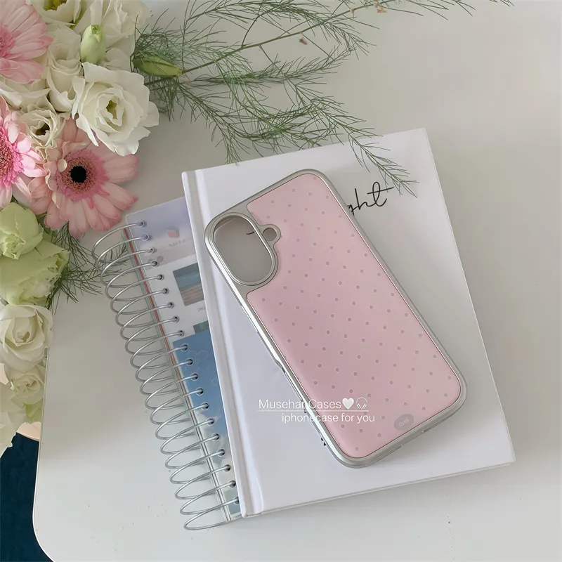 Phone Cases Drawing - Funda de teléfono coreana ins crema