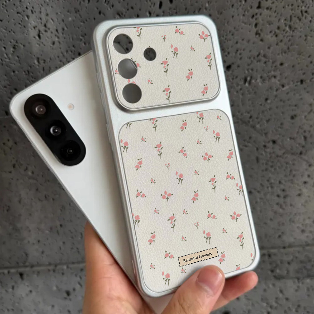 Phone Cases With Camera Cover - Funda de Cuero con Ventana para
