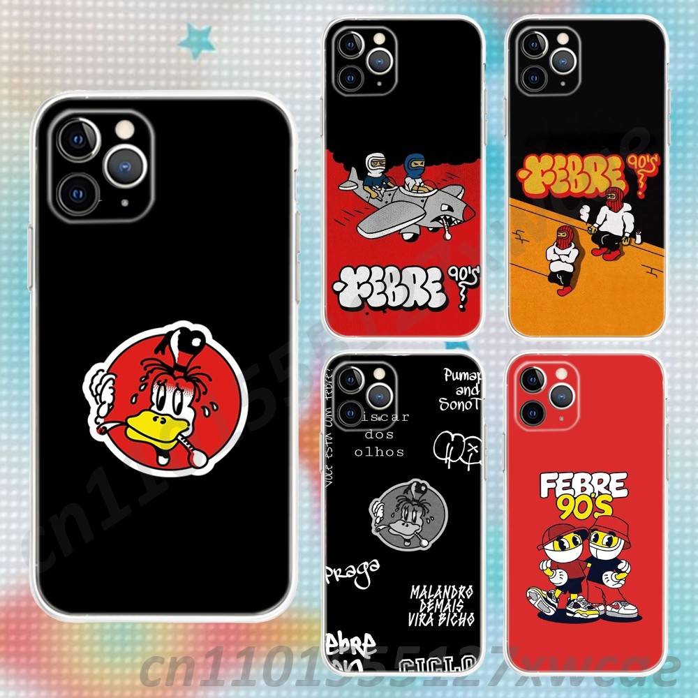 Phone Cases Com - Funda Transparente Febre90s Voce Esta Com