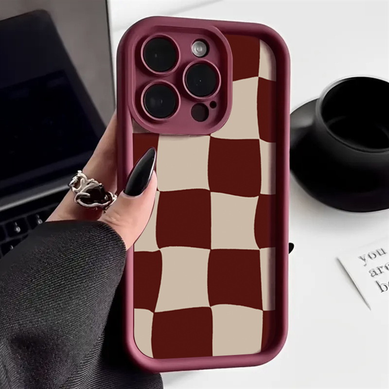 Phone Cases Red - Funda de teléfono con patrón de