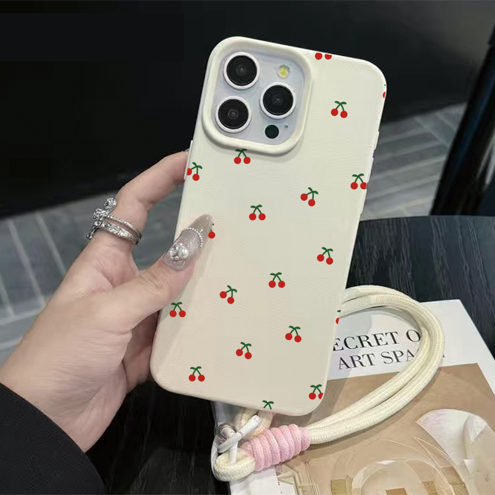 Phone Cases Cherry - Funda de silicona mate Little Cherry
