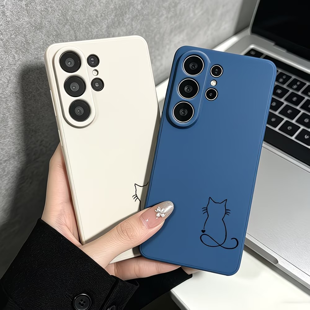 Phone Cases Drawing - Funda de teléfono con patrón de