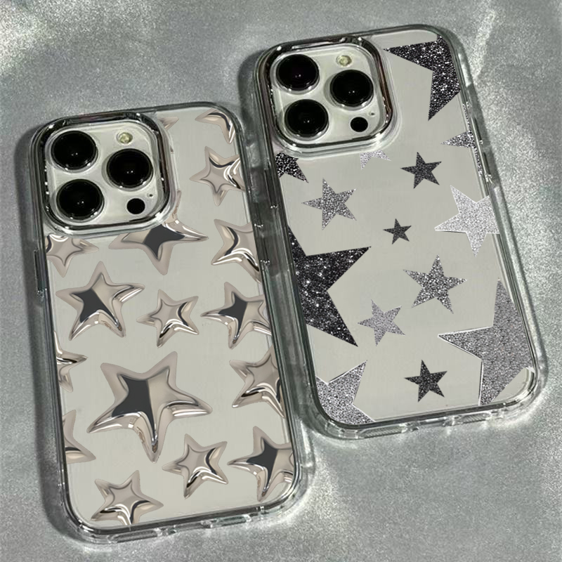 Phone Cases Trendy - Funda Transparente con Diseño Moderno de