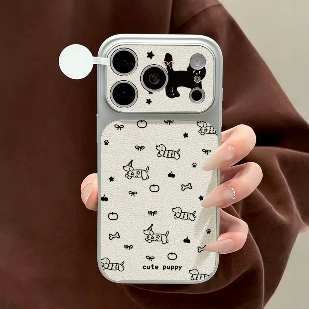 Phone Cases With Camera Cover - Funda de Cuero con Diseño de