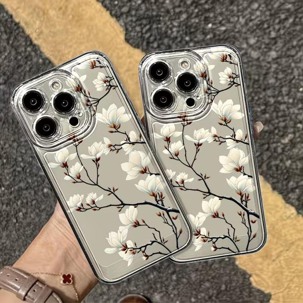 Phone Cases Trendy - Funda de Teléfono Transparente de TPU