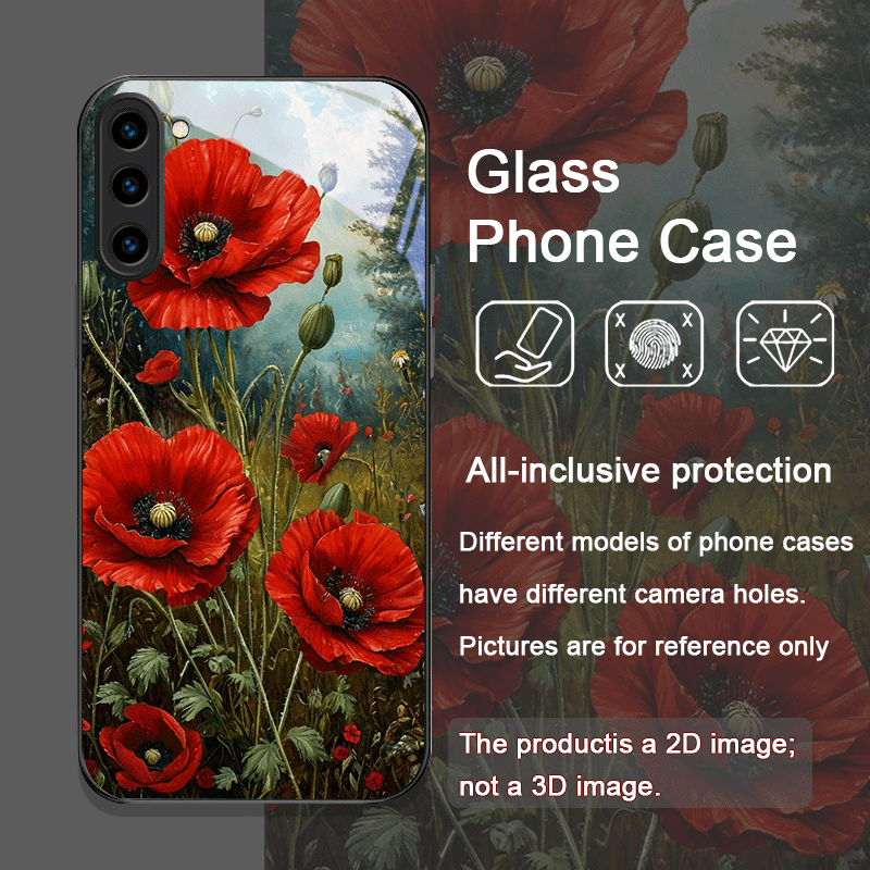 Funda de Teléfono de Vidrio Te - Phone Cases Red reseña y precio