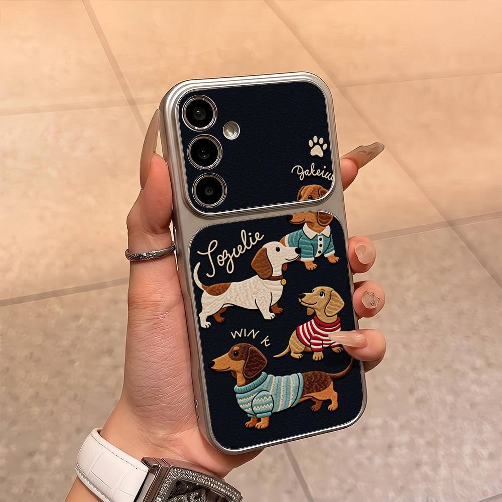 Funda de Cuero con Diseño de C - Phone Cases With Camera Cover reseña y precio