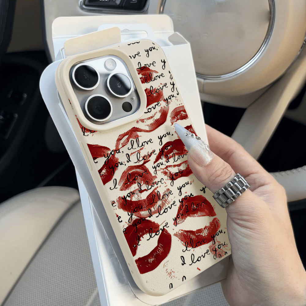 Funda de teléfono de cuero con - Phone Cases Red reseña y precio
