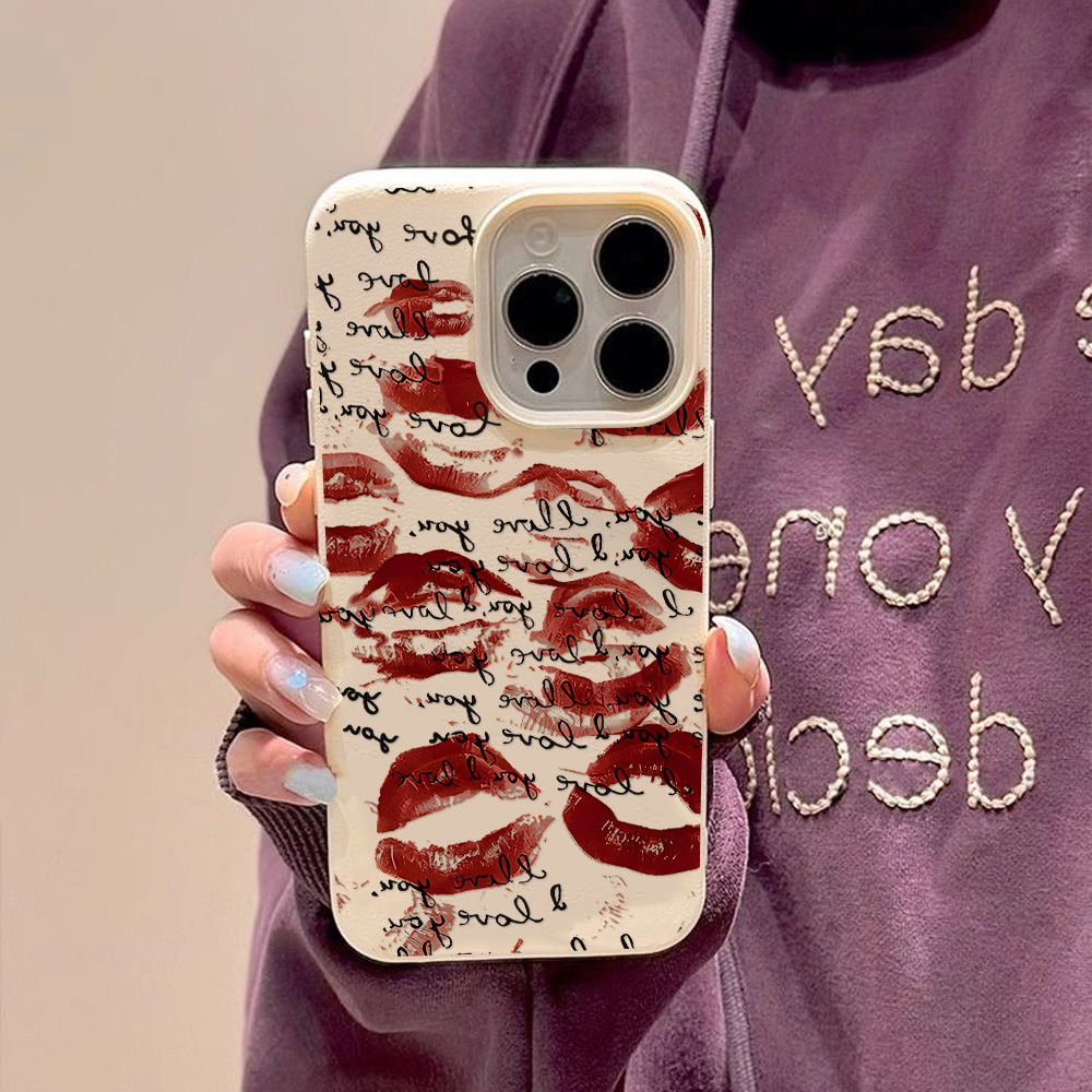 Funda de teléfono de cuero con - Phone Cases Red reseña y precio