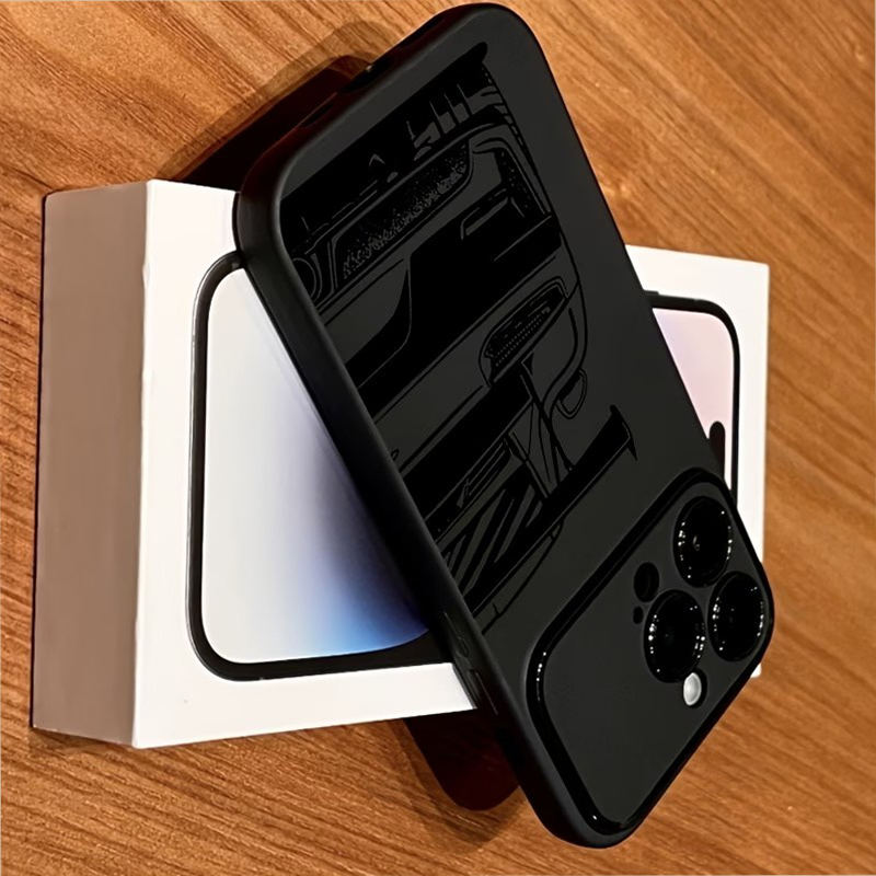 Funda de silicona mate con dis - Phone Cases Drawing reseña y precio